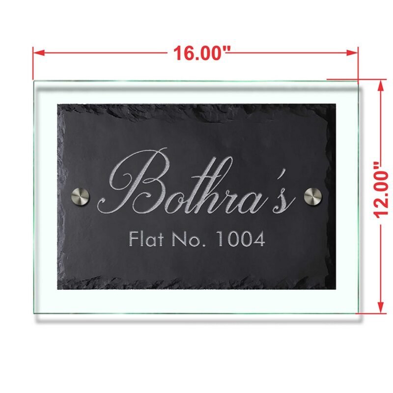 Bothra's Black Stone Nameplate G+BLSE 1