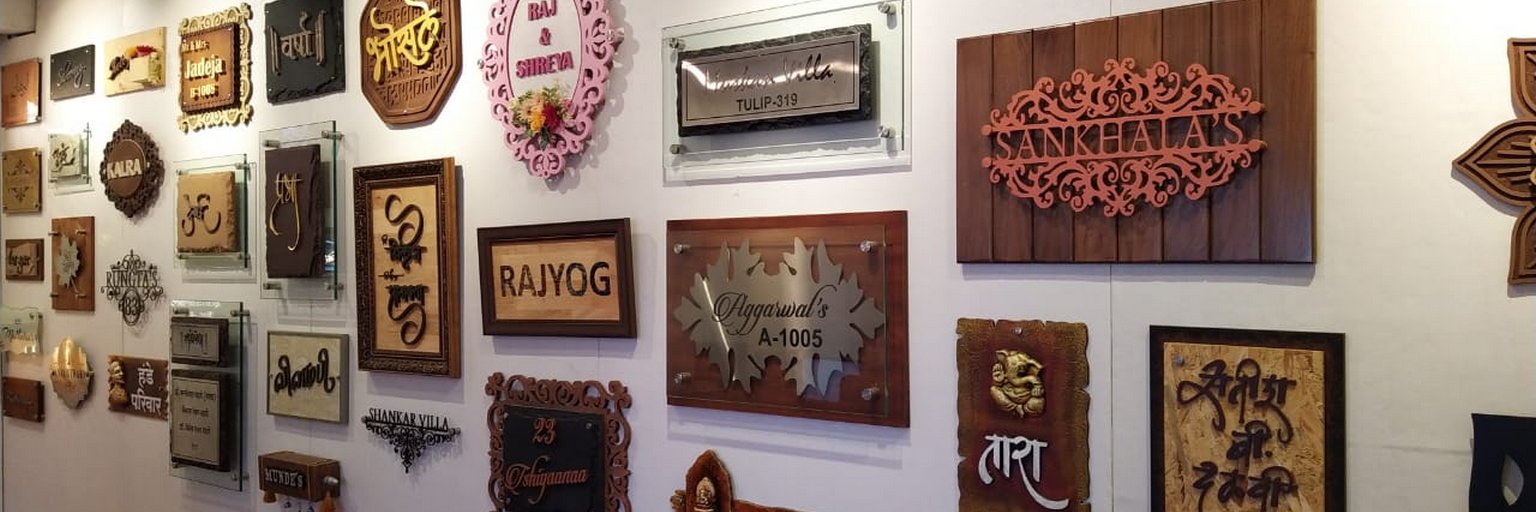 Top Acrylic Name Plate Dealers in Indore - Best Acrylic Door Name