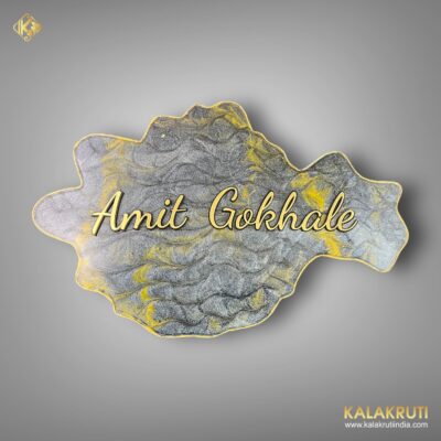 Elegance At Your Doorstep Amit Gokhale Resin Nameplate 4