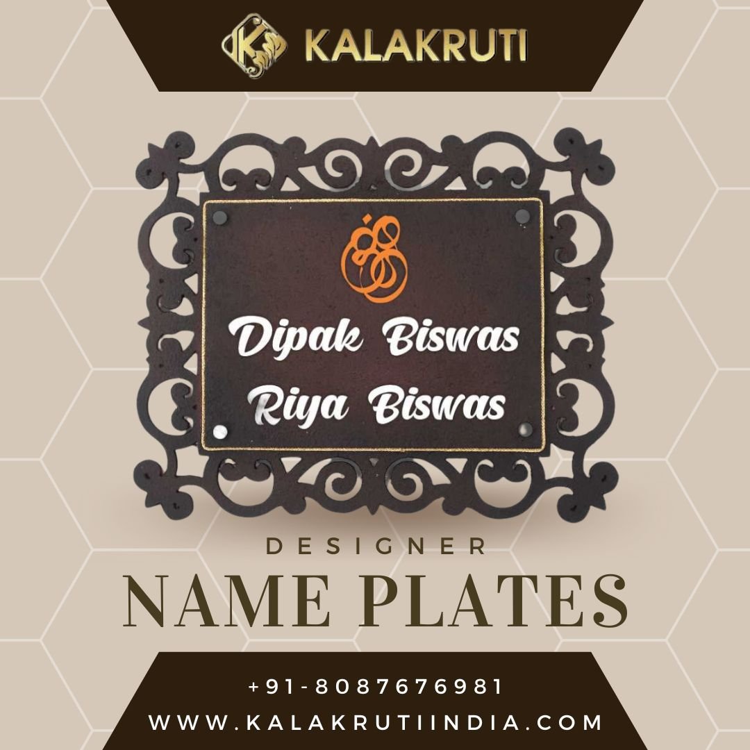 Elevate Your Home with Stylish Designer Name Plates