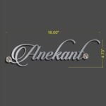 Elevate Your Home's Elegance with Anekant Stainless Steel Nameplate (1)