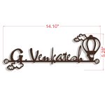 G Venkatesh Stainless Steel Nameplate with Duco Paint Timeless Style (2)