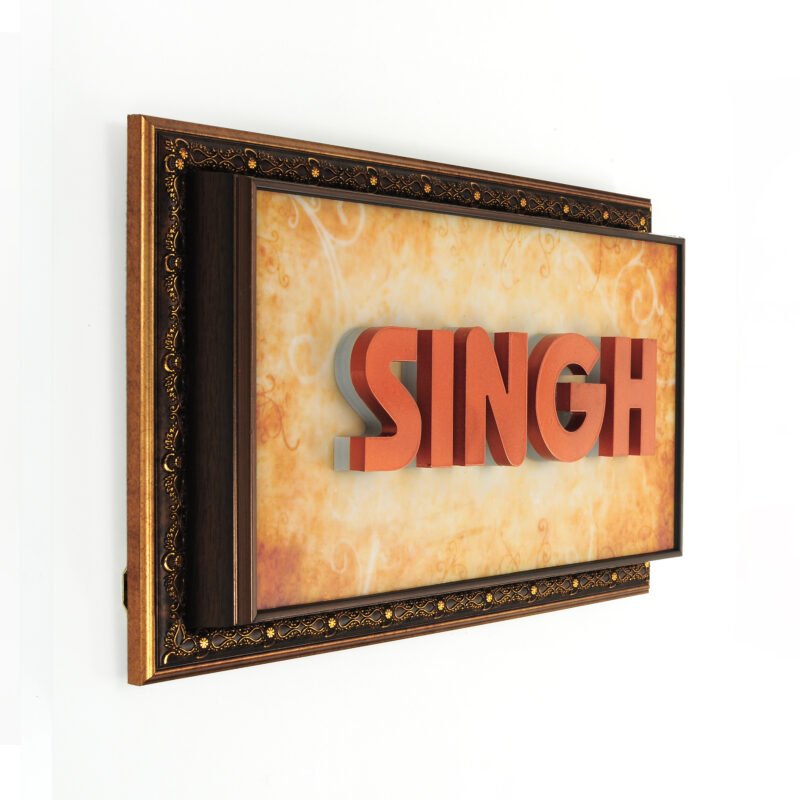 Illuminate Your Name With The SINGH LED Nameplate!7