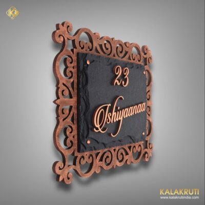 Ishiyana Stone Nameplate Natural Beauty With Shine