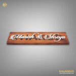 Make a Grand Entrance With The Thakur Wooden Nameplate 2