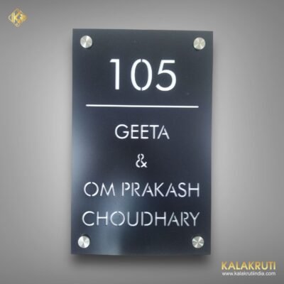 Om Prakash Choudhary Acrylic Nameplate Personalized Elegance for Your Space (1)