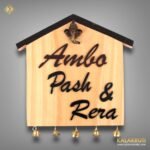 Personalize Your Space with the Amba Wooden Nameplate