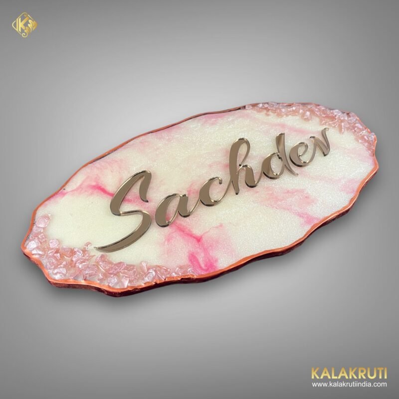 Sachdev Resin Nameplate A Unique Home Entry Accent 5