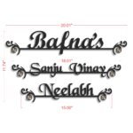 Stainless Steel Elegance  Laser Cut Nameplate with Duco Paint2