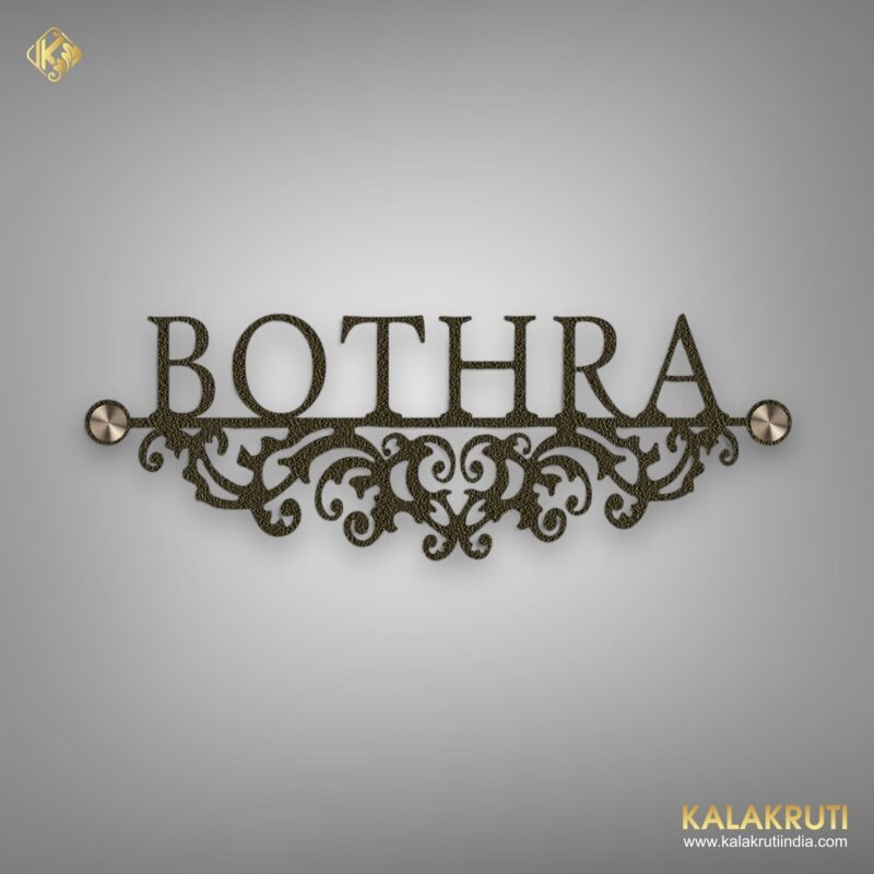 Stainless Steel Laser Cut Nameplate with Powder Coating Elegance in Every Detail (1)