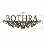 Stainless Steel Laser Cut Nameplate with Powder Coating Elegance in Every Detail (2)