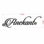 Stainless Steel Nameplate With Antique Powder Coating (3)