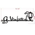Stainless Steel Nameplate with Powder Coating A Touch of Elegance (3)