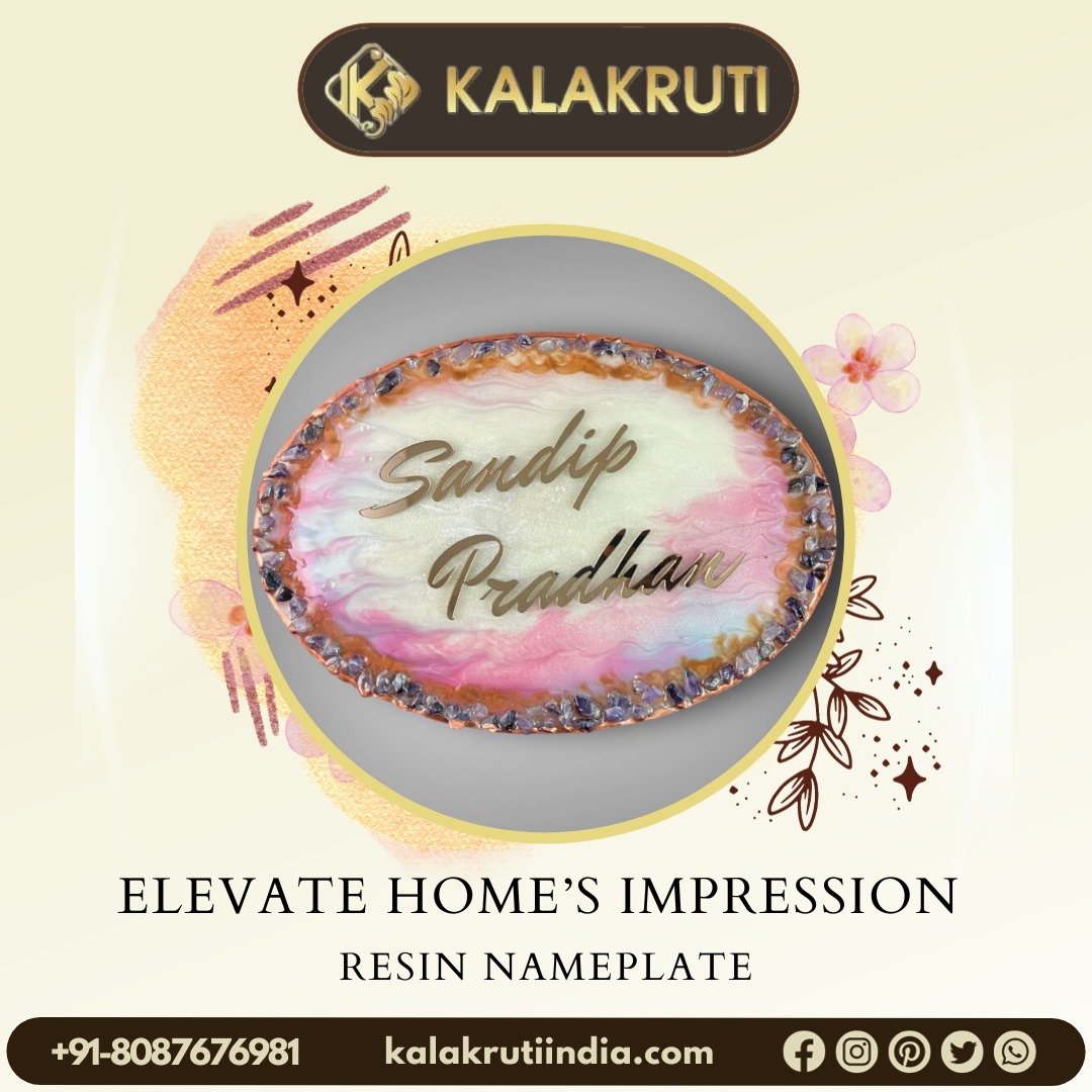 Elevate Your Home's Impression with Resin Nameplates   A Stunning First Glimpse