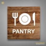 Wooden ACP PANTRY Sign Where Organization Meets Elegance
