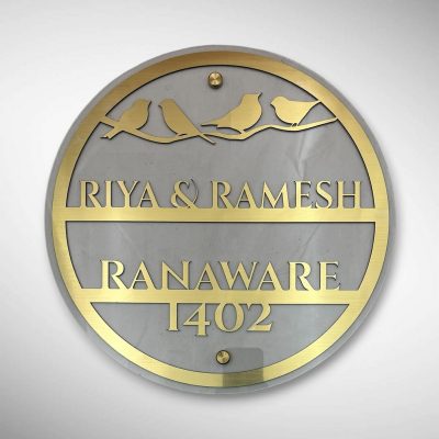 Acrylic Base Nameplate