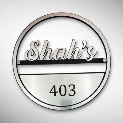 Acrylic Base Nameplate