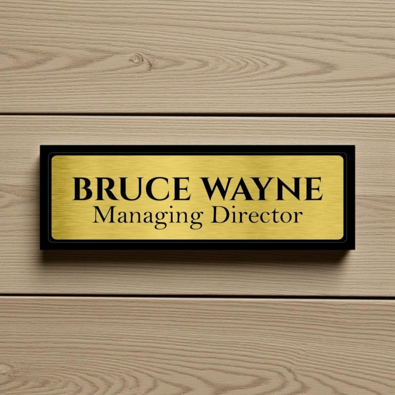Acrylic Engraving Nameplate