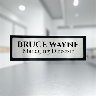 Acrylic Engraving Nameplate 2