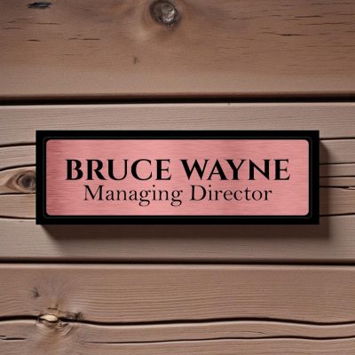 Acrylic Engraving Nameplate