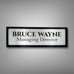 Acrylic Engraving Nameplate