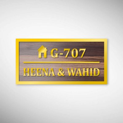 Acrylic Letters Nameplate