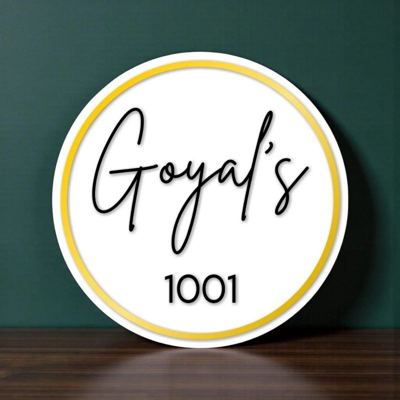 Acrylic Letters Nameplate