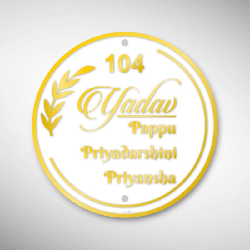 Acrylic Letters Nameplate