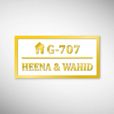 Acrylic Letters Nameplate