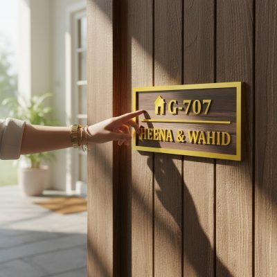 Acrylic Letters Nameplate 2