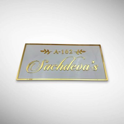 Acrylic Letters Nameplate 2