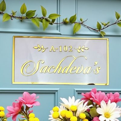 Acrylic Letters Nameplate 6