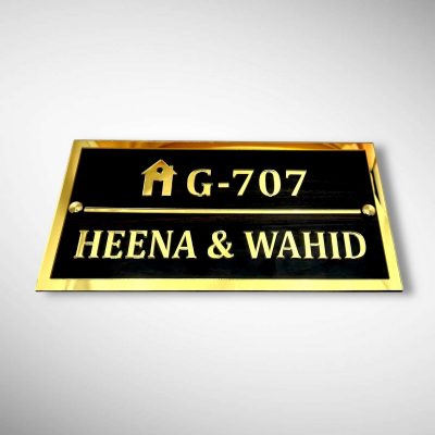 Acrylic Letters Nameplate 2