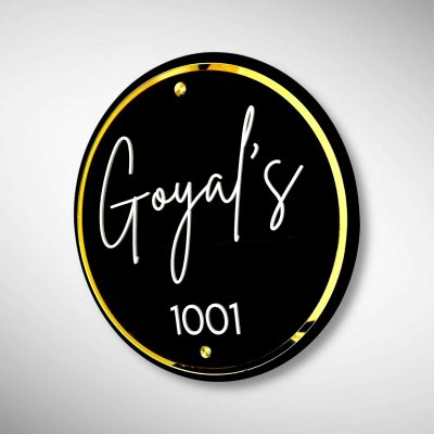 Acrylic Letters Nameplate 2