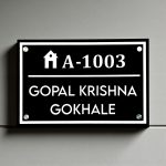 Acrylic Letters Nameplate 5