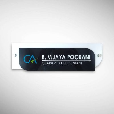 Acrylic Name Plate