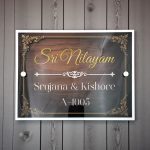 Acrylic Nameplate 2