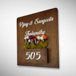 Brown Polish Planter Nameplate 4