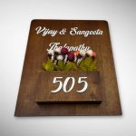 Brown Polish Planter Nameplate 5