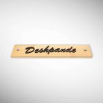 Deshpande Wooden Nameplate 4