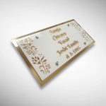 Floral Pattern Acrylic Nameplate 4