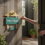 Handcrafted House Nameplate 2