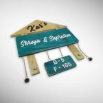 Handcrafted House Nameplate 6