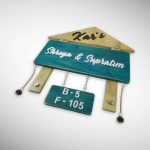 Handcrafted House Nameplate 7