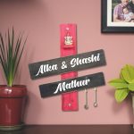 Handcrafted Stylish Wooden Nameplate 3