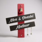 Handcrafted Stylish Wooden Nameplate 5
