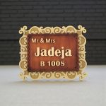 Handcrafted Wooden Nameplate 2