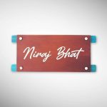 Handcrafted Wooden Stylish Nameplate 3
