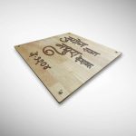 Handcrafted Wooden Stylish Nameplate 4