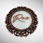Luxury Round Designer Nameplate 5